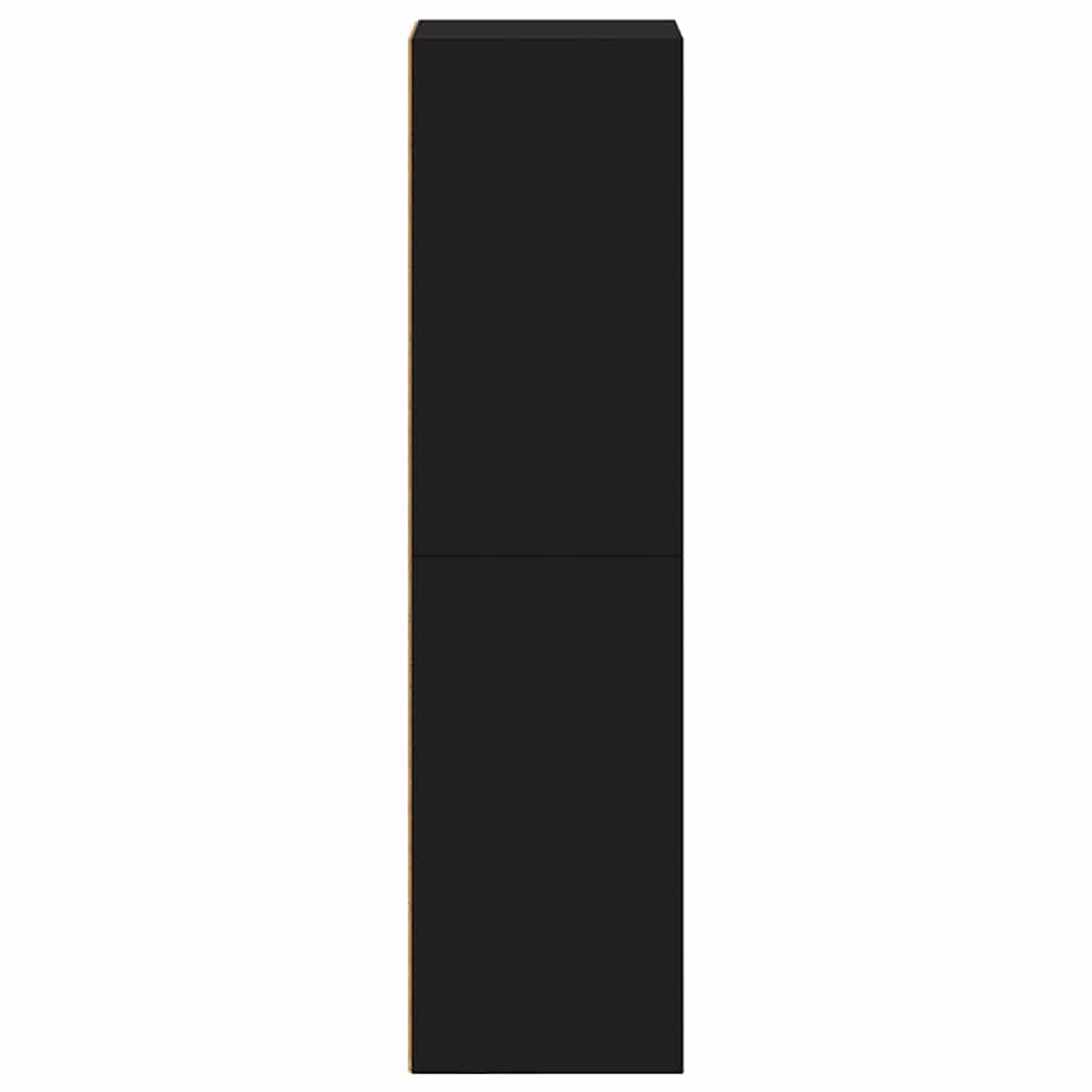 Book Cabinet/TV Cabinet Black 36x30x114 cm Engineered Wood