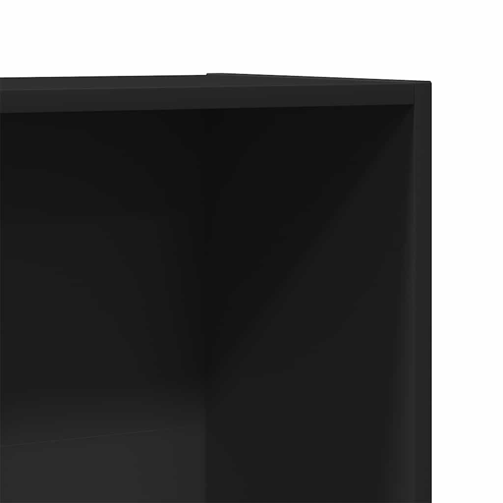 Book Cabinet/TV Cabinet Black 36x30x114 cm Engineered Wood