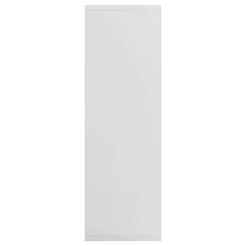 Book Cabinet/Sideboard High Gloss White 50x25x80 cm Engineered Wood