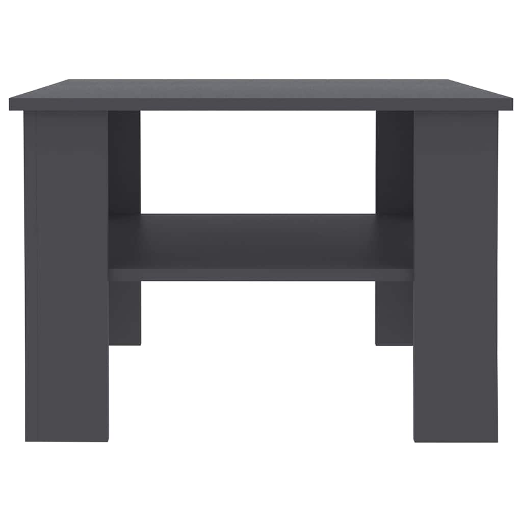 Coffee Table Grey 60x60x42 cm Engineered Wood