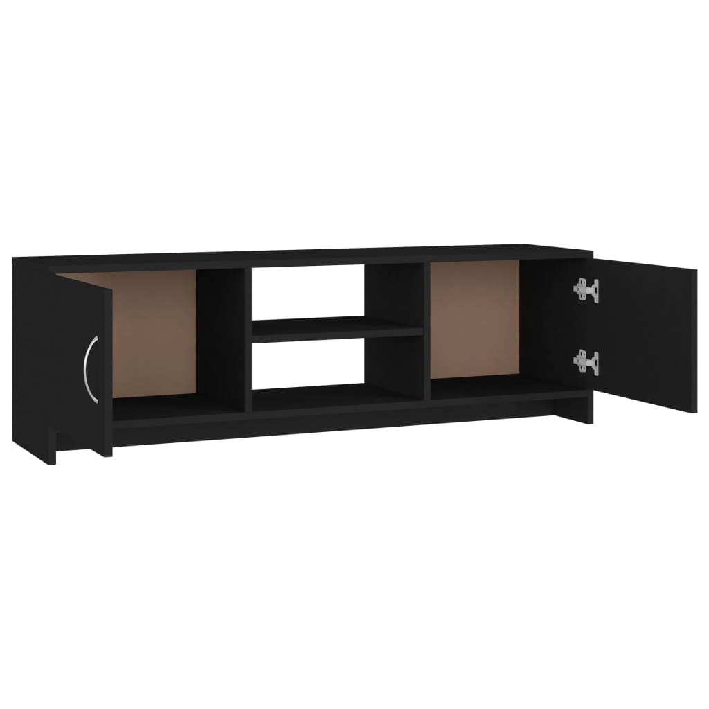 TV Cabinet Black 120x30x37.5 cm Engineered Wood