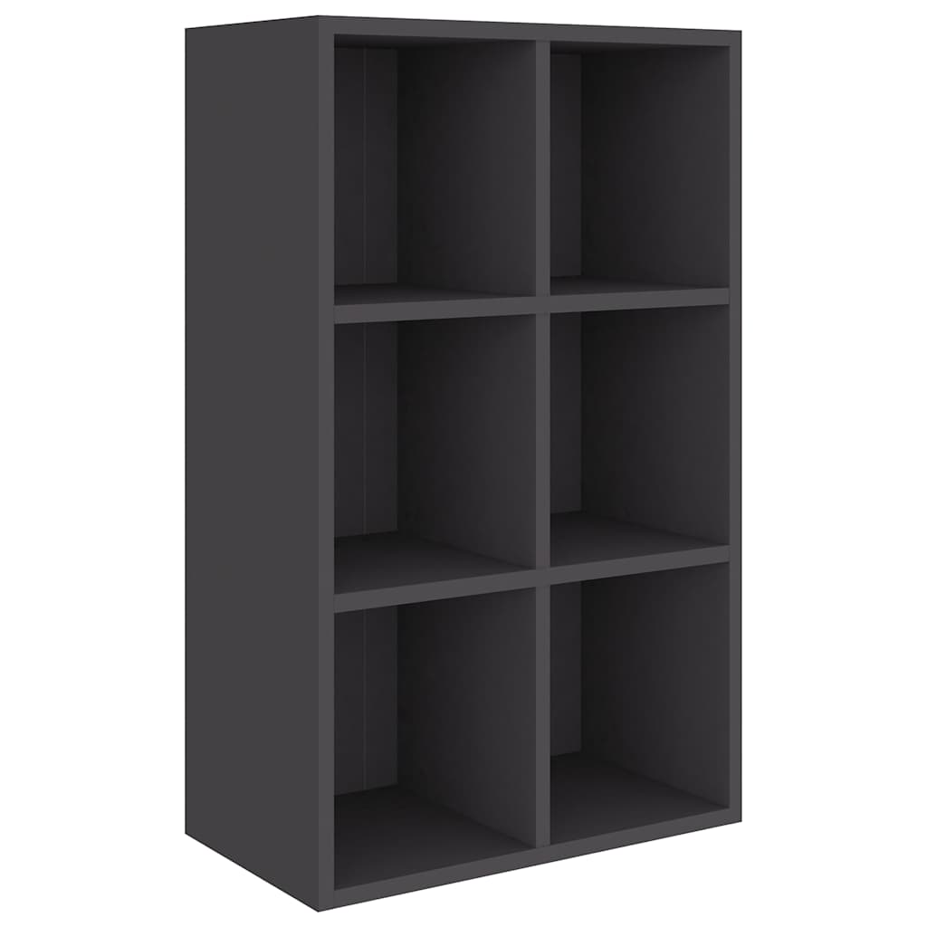 Book Cabinet/Sideboard Grey 66x30x98 cm Engineered Wood