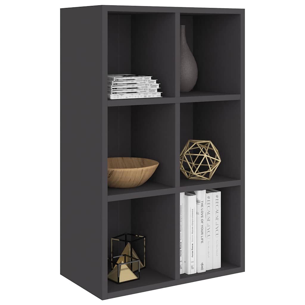Book Cabinet/Sideboard Grey 66x30x98 cm Engineered Wood