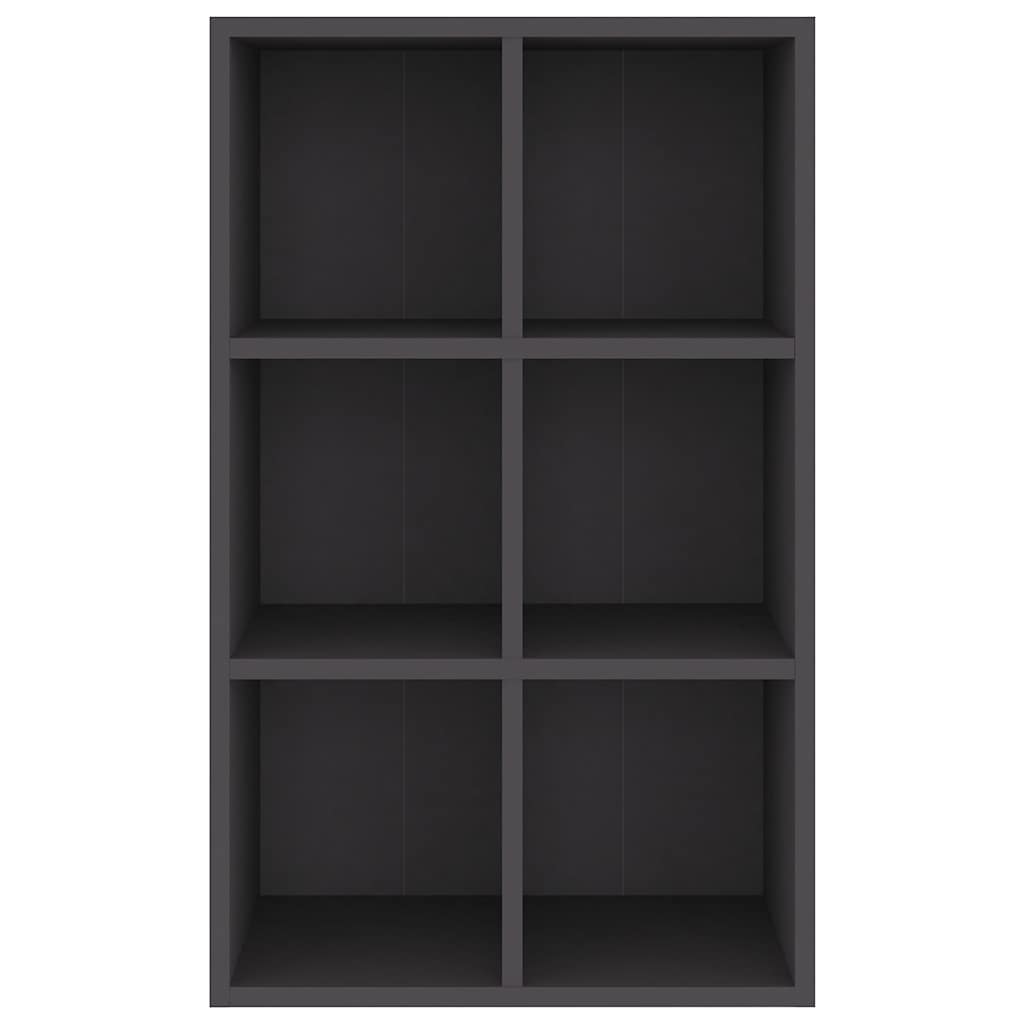 Book Cabinet/Sideboard Grey 66x30x98 cm Engineered Wood