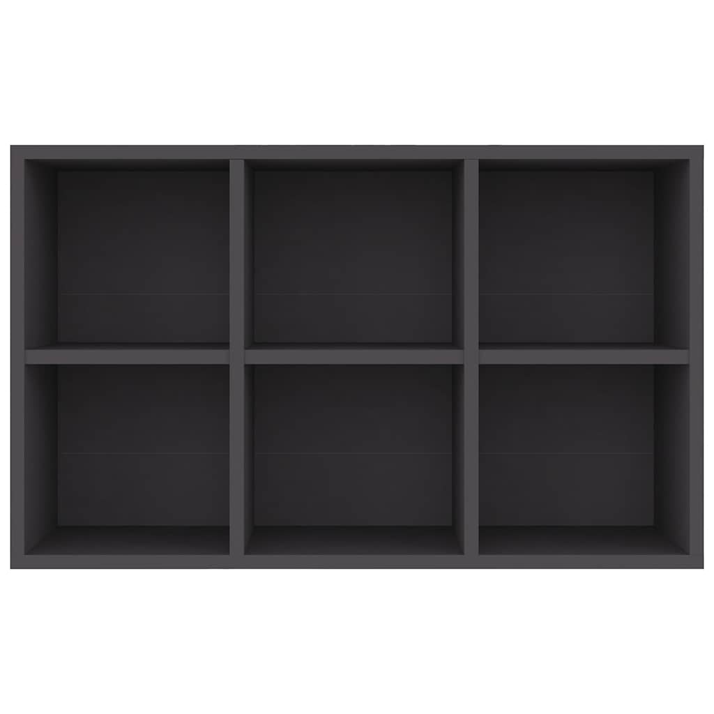 Book Cabinet/Sideboard Grey 66x30x98 cm Engineered Wood