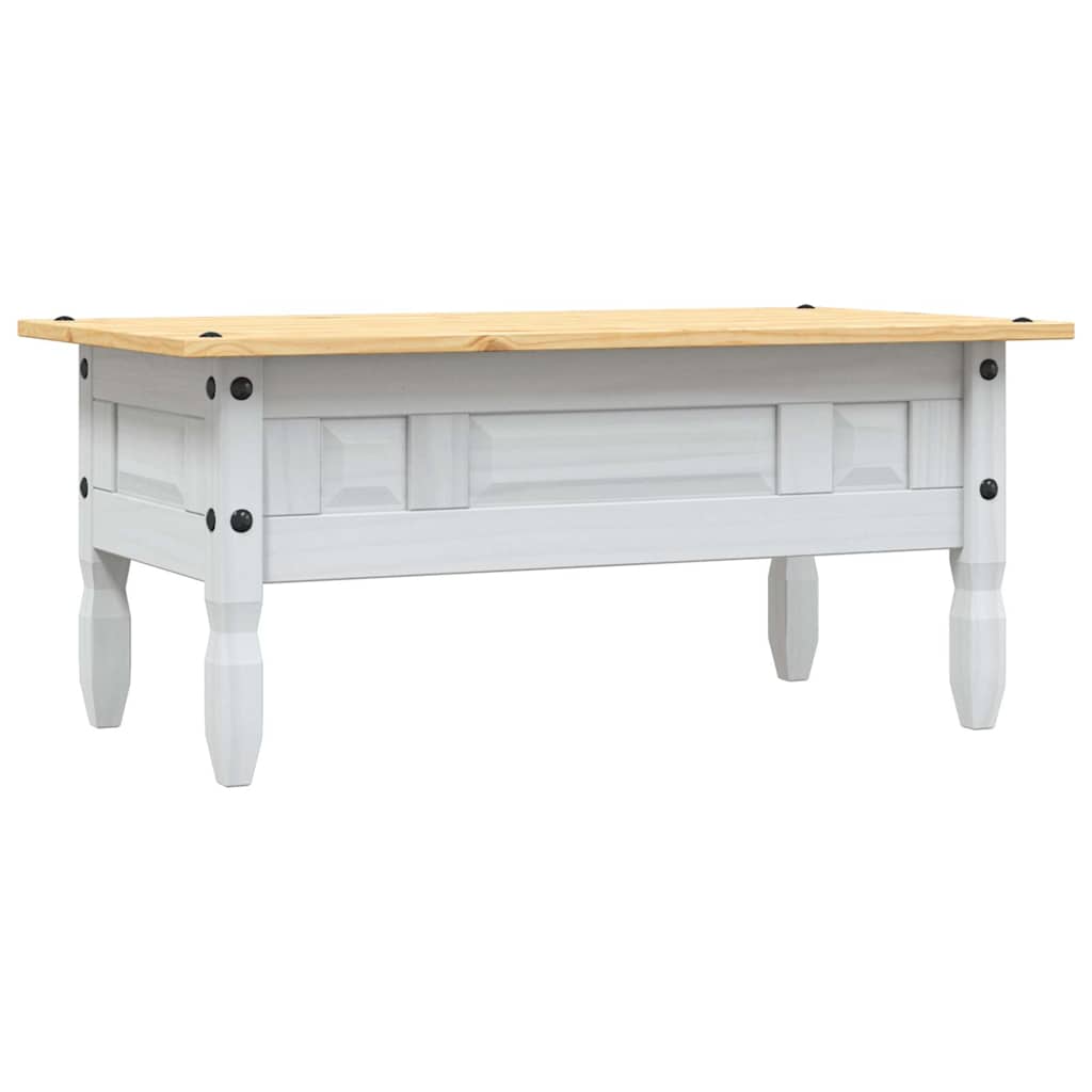 Coffee Table Mexican Pine Corona Range White 100x55x45 cm