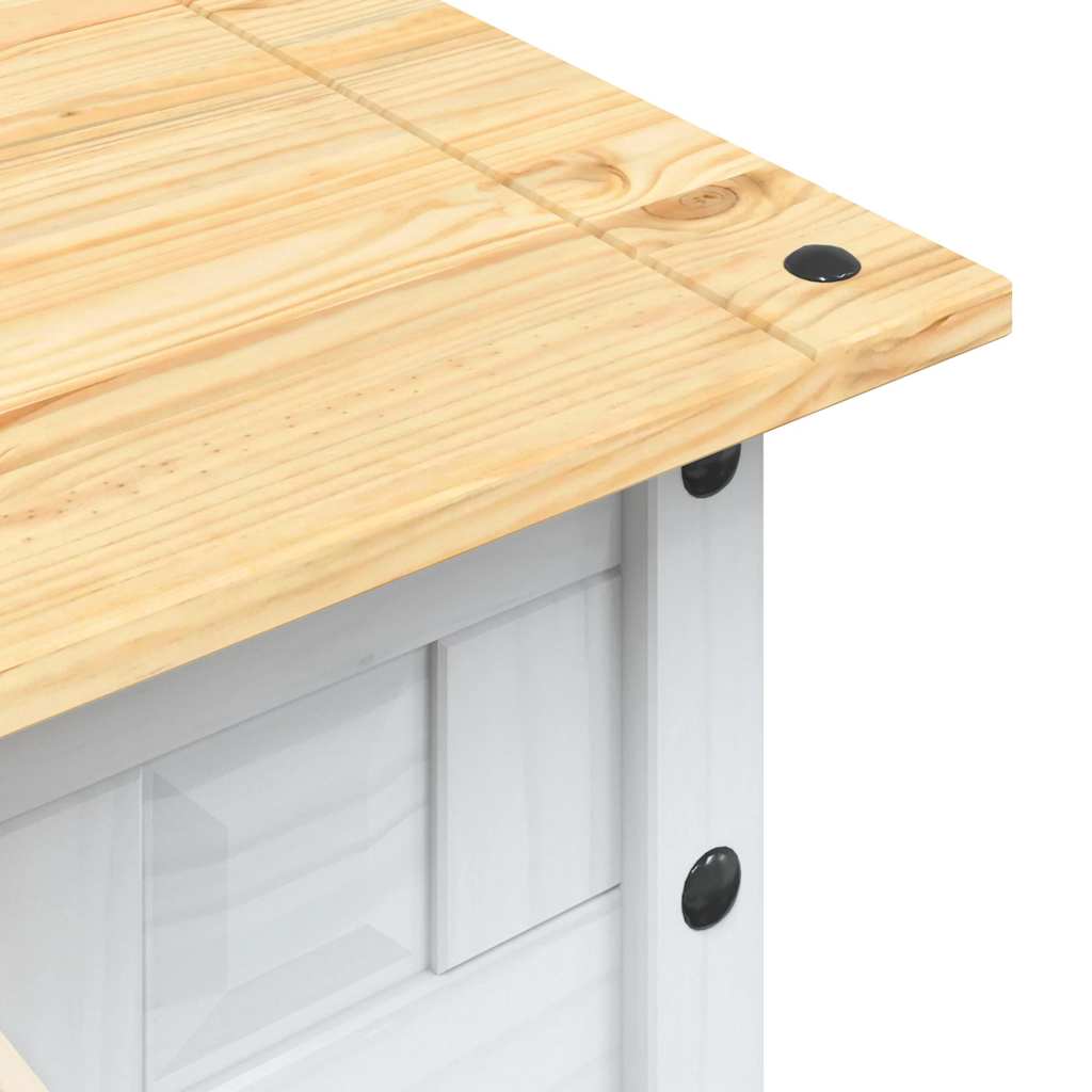 Coffee Table Mexican Pine Corona Range White 100x55x45 cm