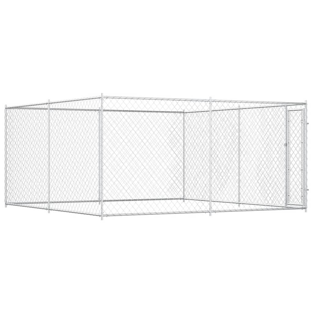 Outdoor Dog Kennel 383x383x185 cm