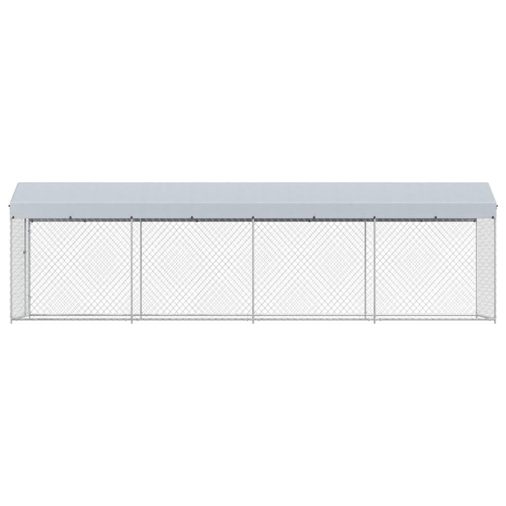 Outdoor Dog Kennel with Roof 760x190x225 cm