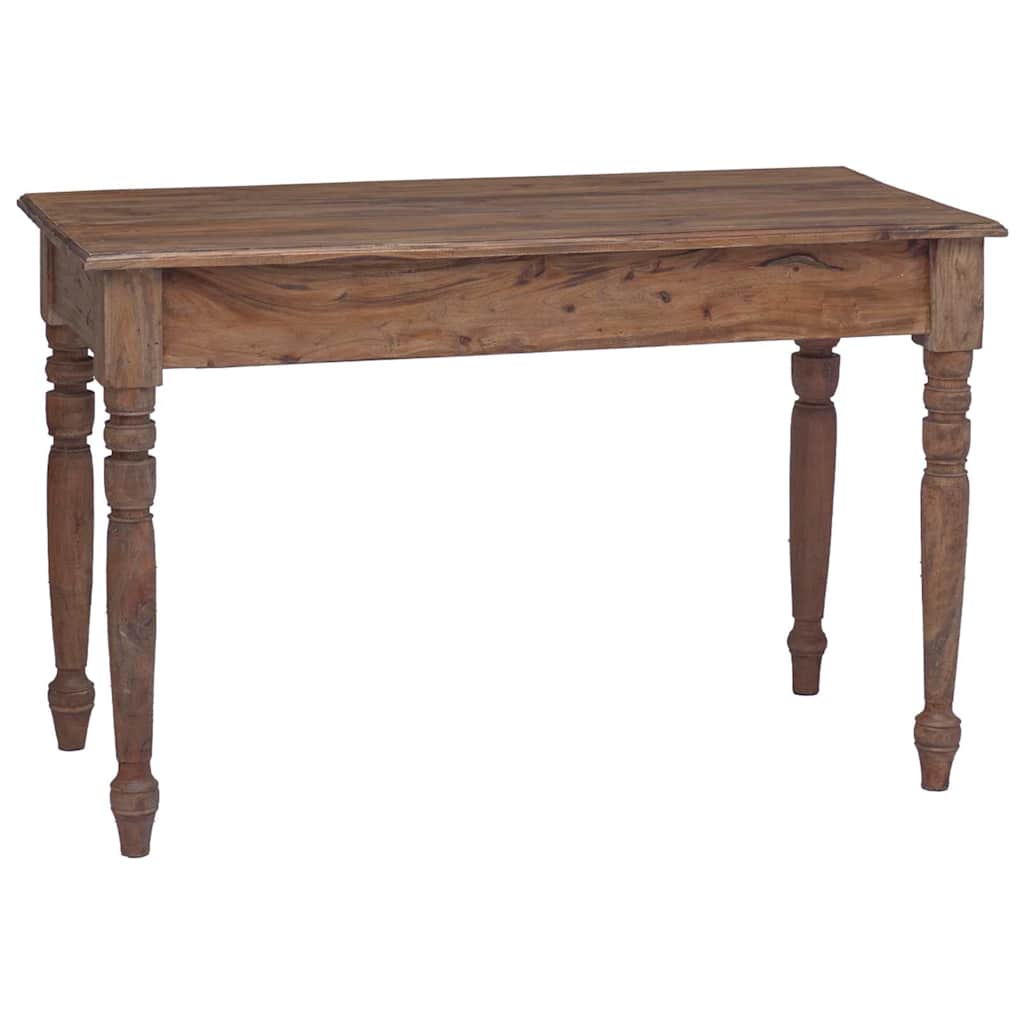Desk with Drawers 117x57x75 cm Solid Mahogany Wood