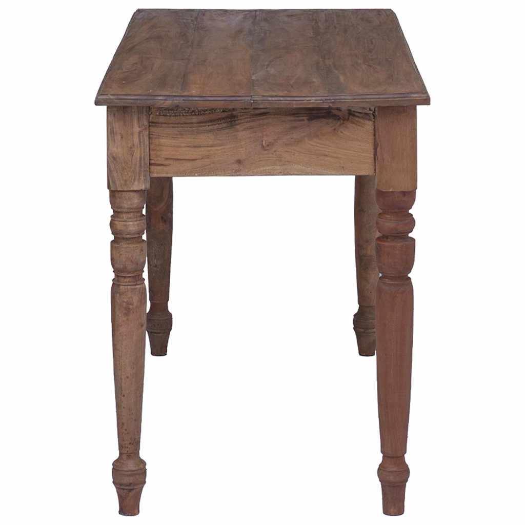 Desk with Drawers 117x57x75 cm Solid Mahogany Wood
