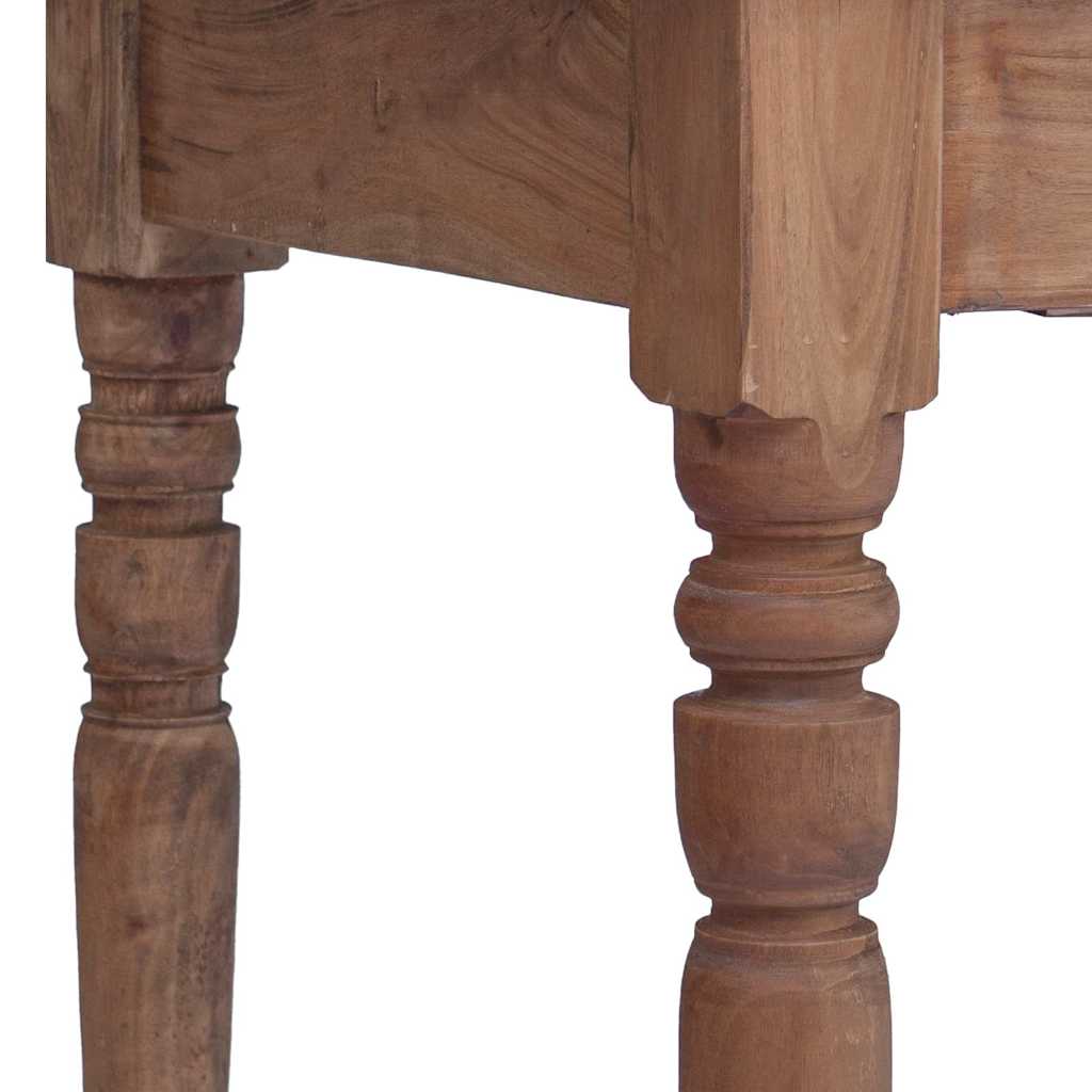 Desk with Drawers 117x57x75 cm Solid Mahogany Wood