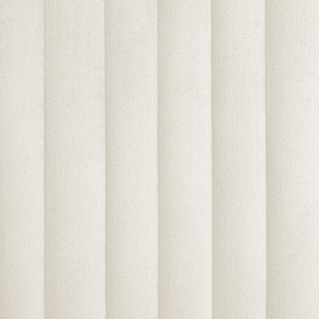 Dining Chairs 4 pcs Cream Velvet