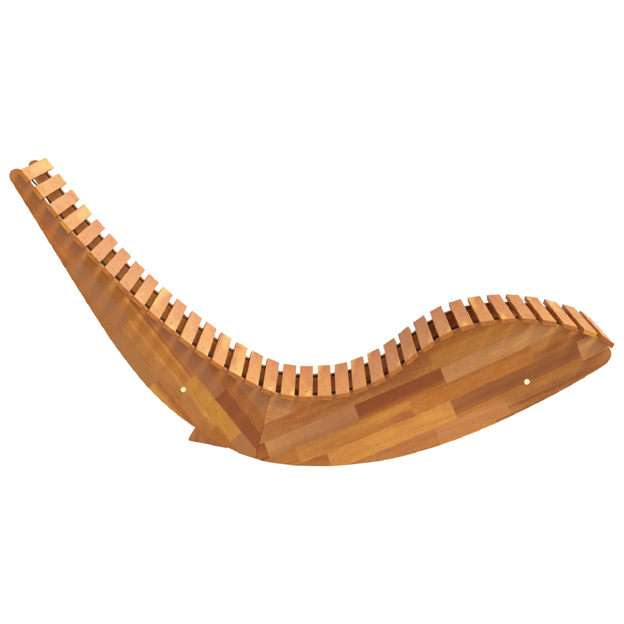 Rocking Sun Loungers 2 pcs Solid Wood Acacia