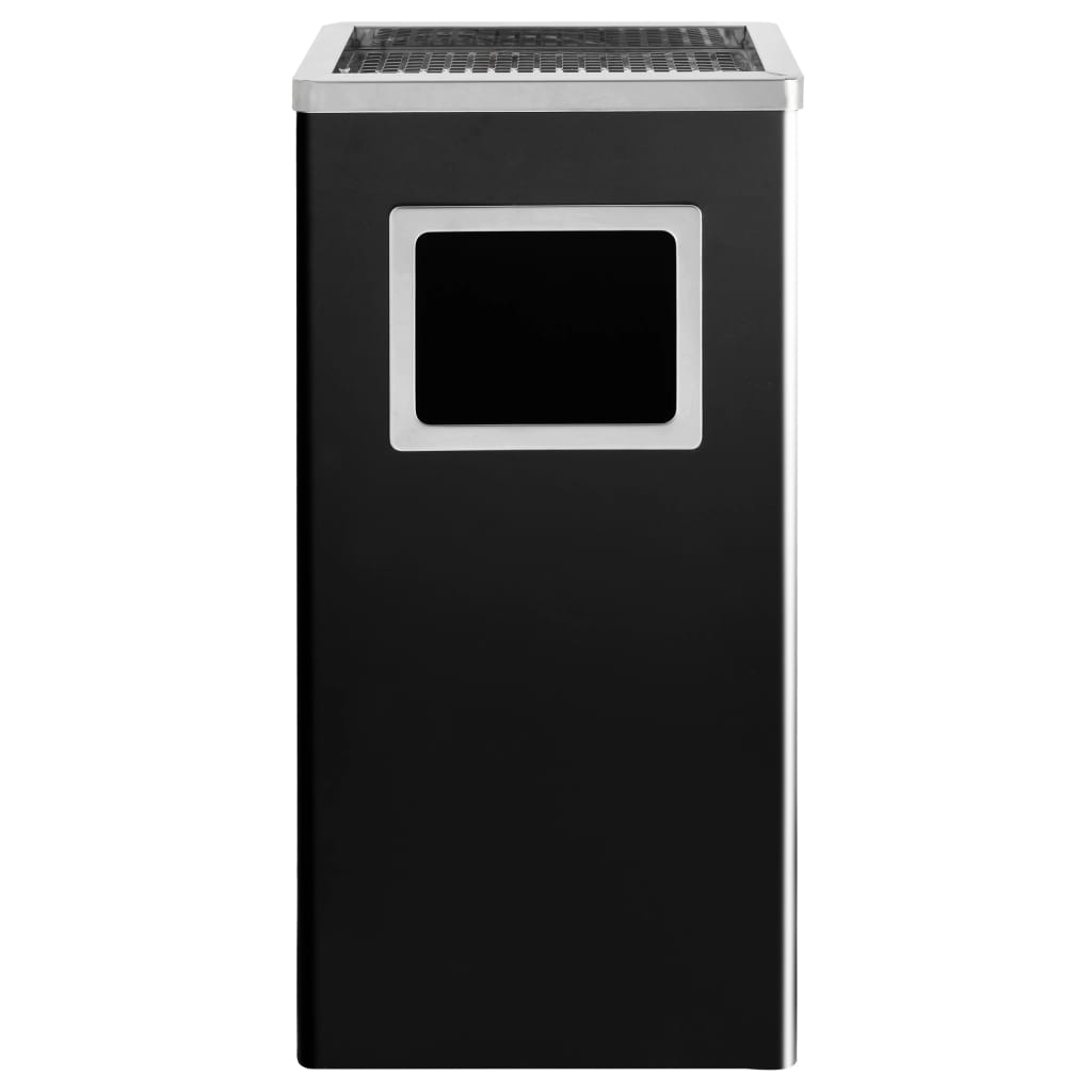 Ashtray Dustbin 45 L Steel Black