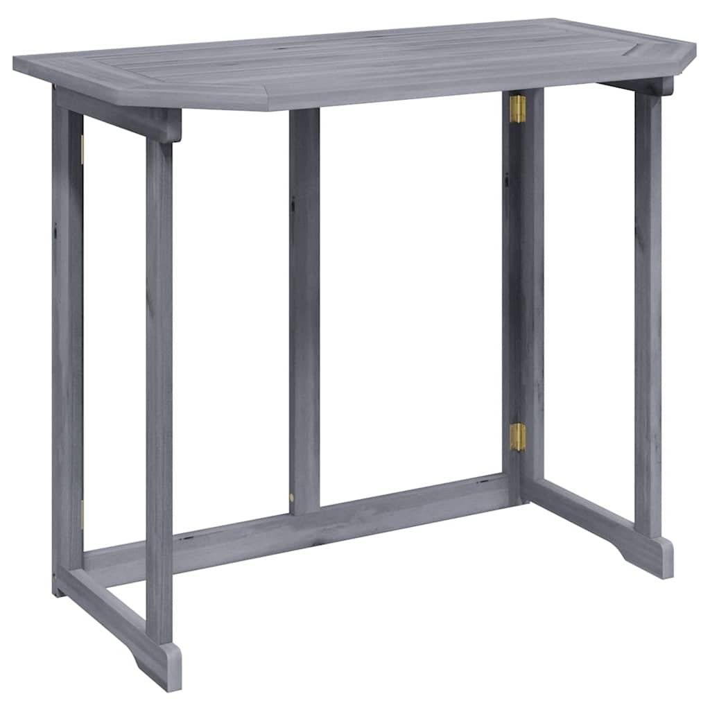 Folding Balcony Table 90x50x74 cm Solid Acacia Wood