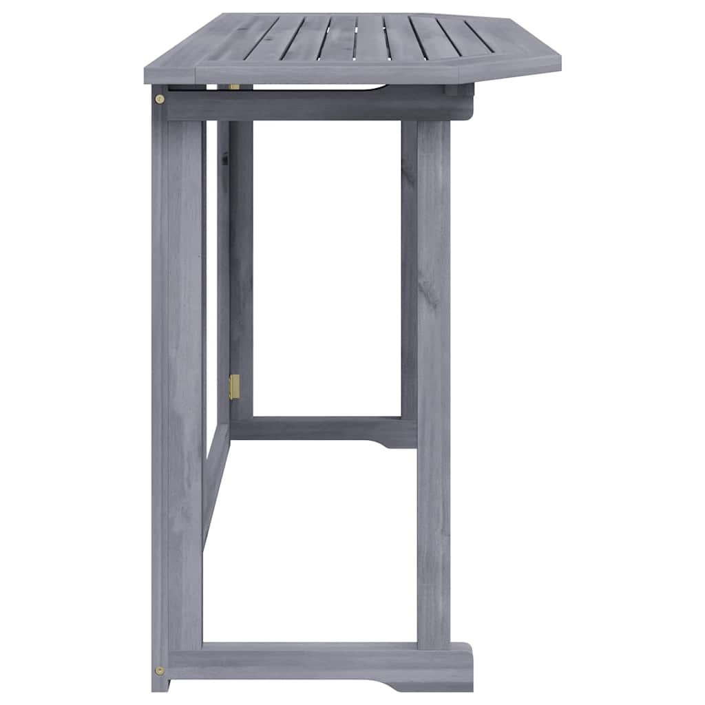 Folding Balcony Table 90x50x74 cm Solid Acacia Wood