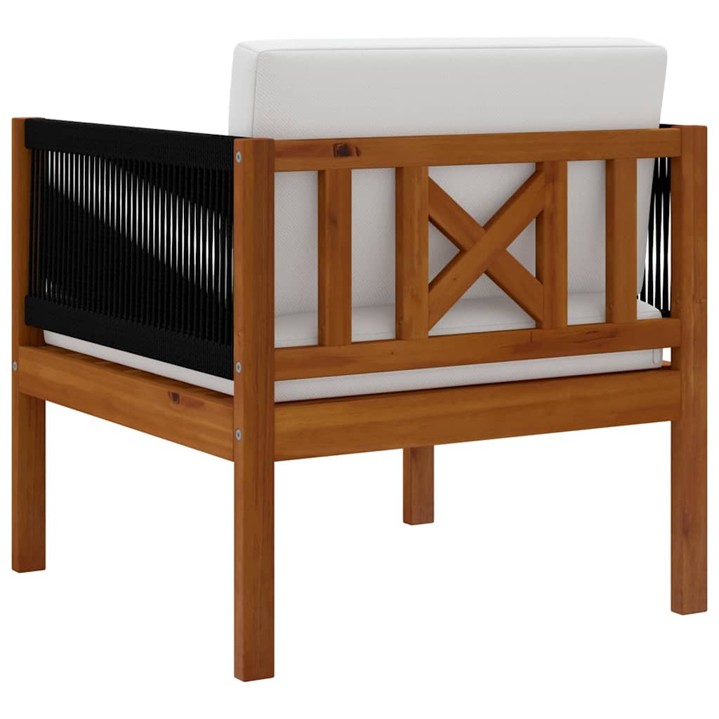 Garden Chairs 2 pcs Solid Acacia Wood