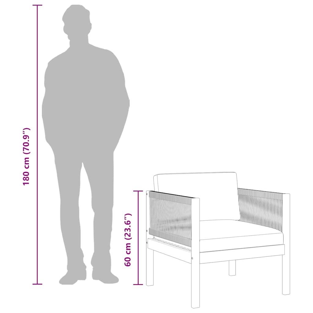 Garden Chairs 2 pcs Solid Acacia Wood