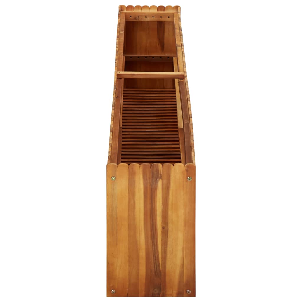 Garden Raised Bed 200x30x50 cm Solid Acacia Wood