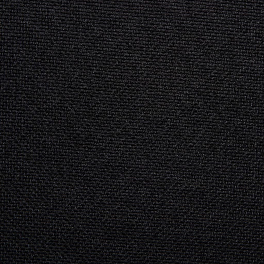 Swivel Dining Chairs 4 pcs Black Fabric