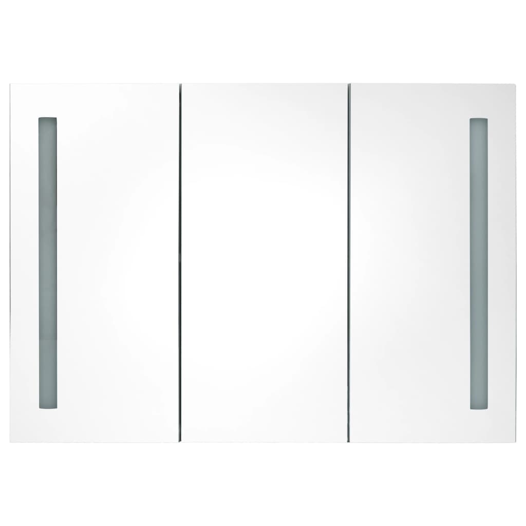LED Bathroom Mirror Cabinet 89x14x62 cm
