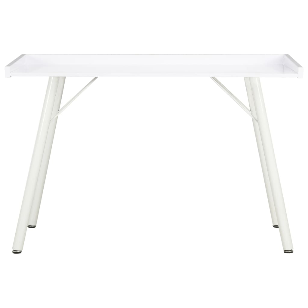 Desk White 90x50x79 Cm