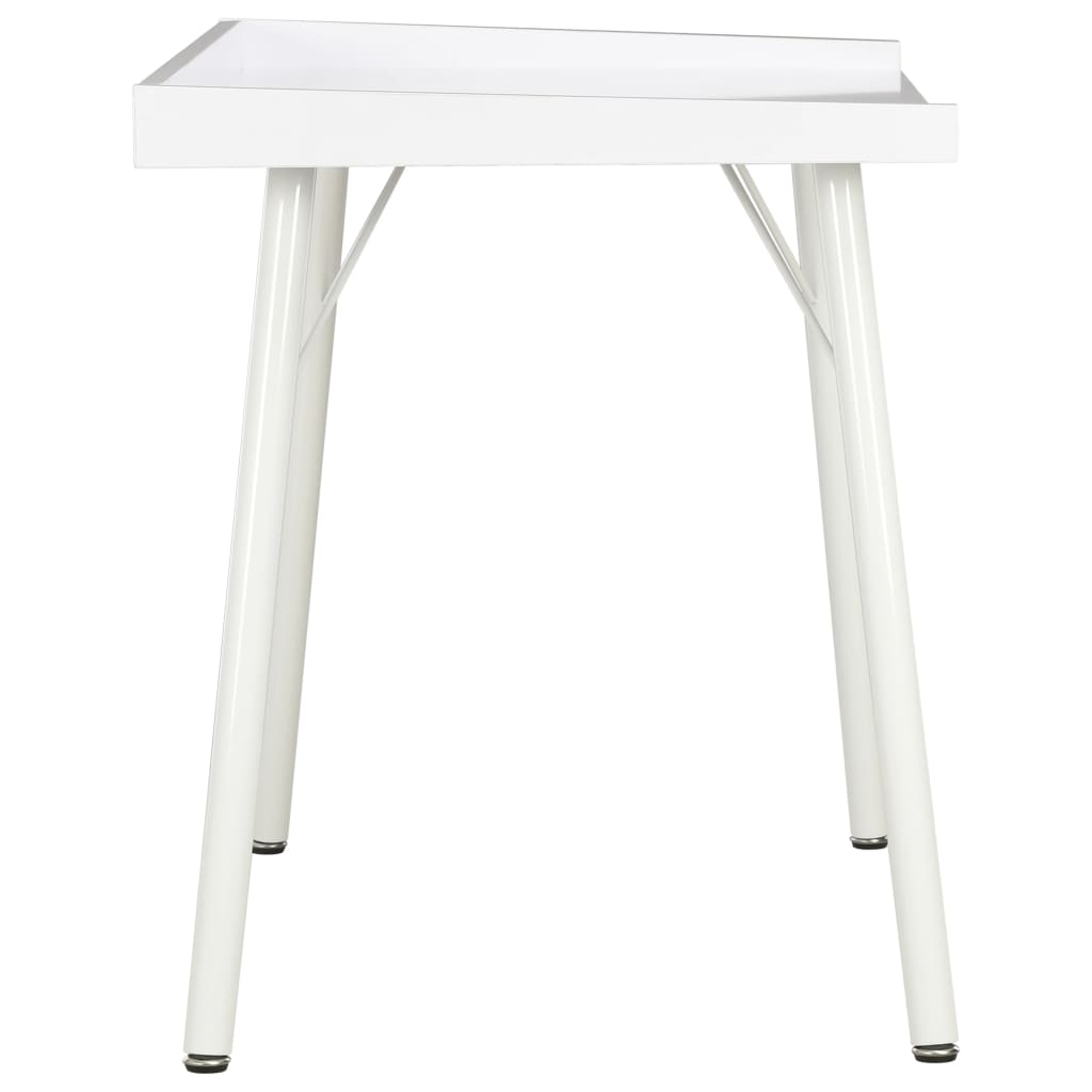 Desk White 90x50x79 Cm