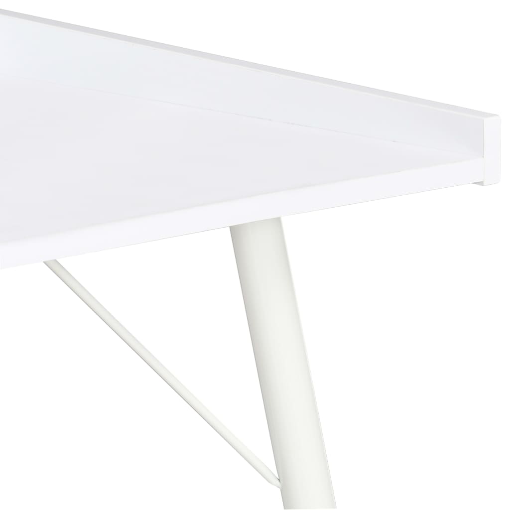Desk White 90x50x79 Cm