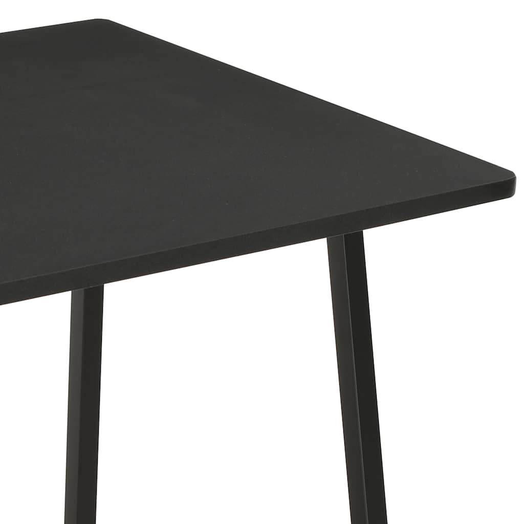 Desk with Shelving Unit Black 102x50x117 cm