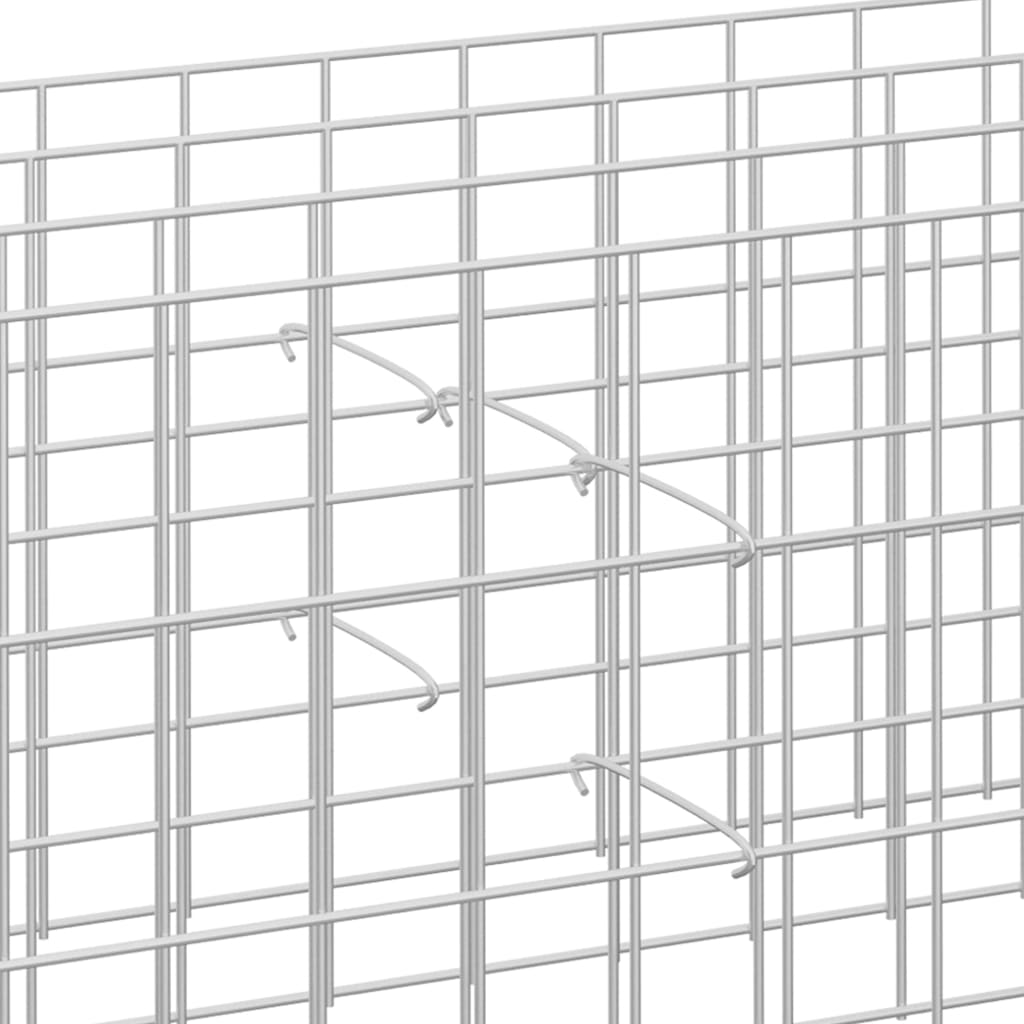 Gabion Hooks 100 pcs Galvanised Steel 40 cm