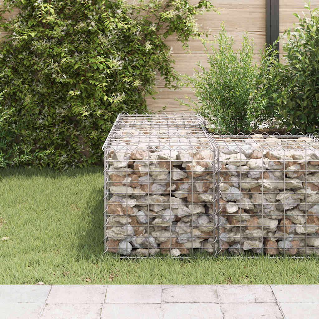 Cube Gabion Raised Bed Steel Wire 50x50x50 cm