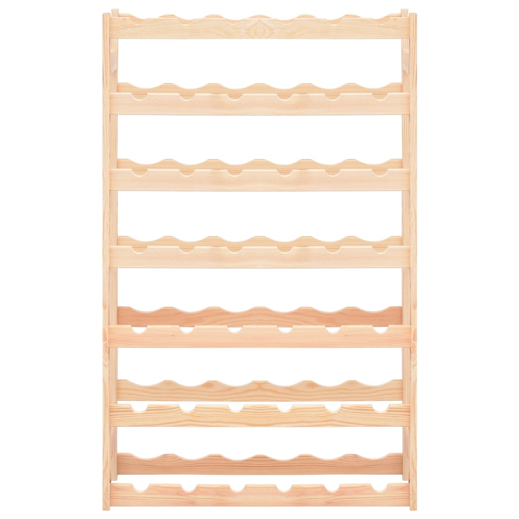 Wine Rack for 42 Bottles Solid Wood Pine