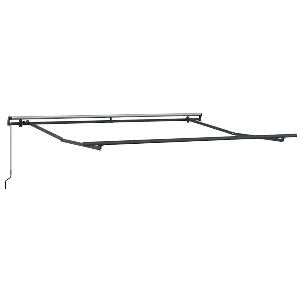 Awning Frame Manual Anthracite 3 x 2,5 m Aluminium