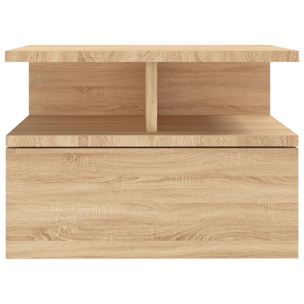 Floating Nightstand Sonoma Oak 40x31x27 cm Engineered Wood