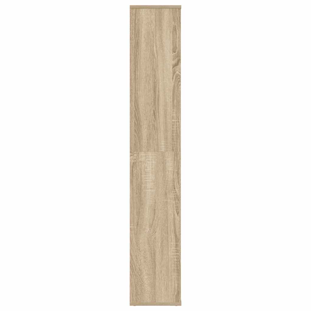 Room Divider/Book Cabinet Sonoma Oak 100x24x140 cm Engineered Wood