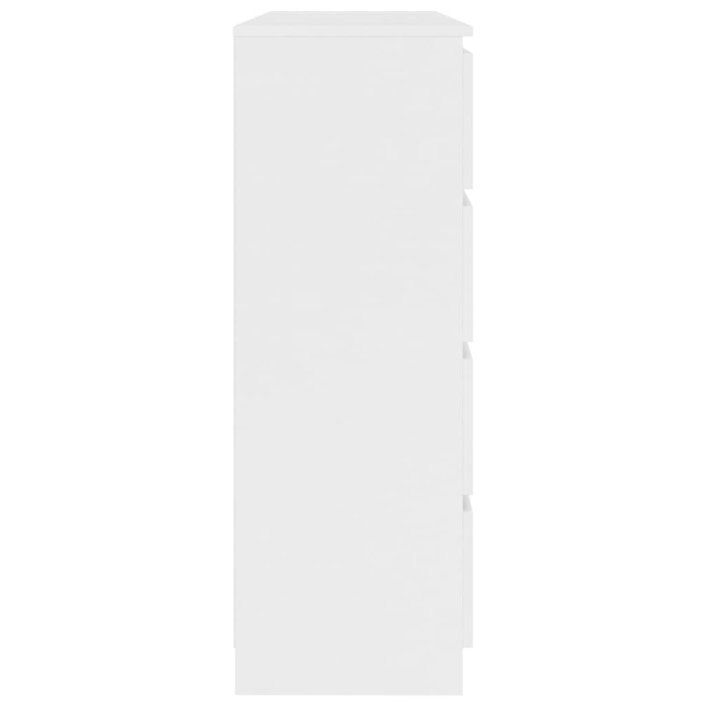Sideboard White 140x35x99 cm Engineered Wood