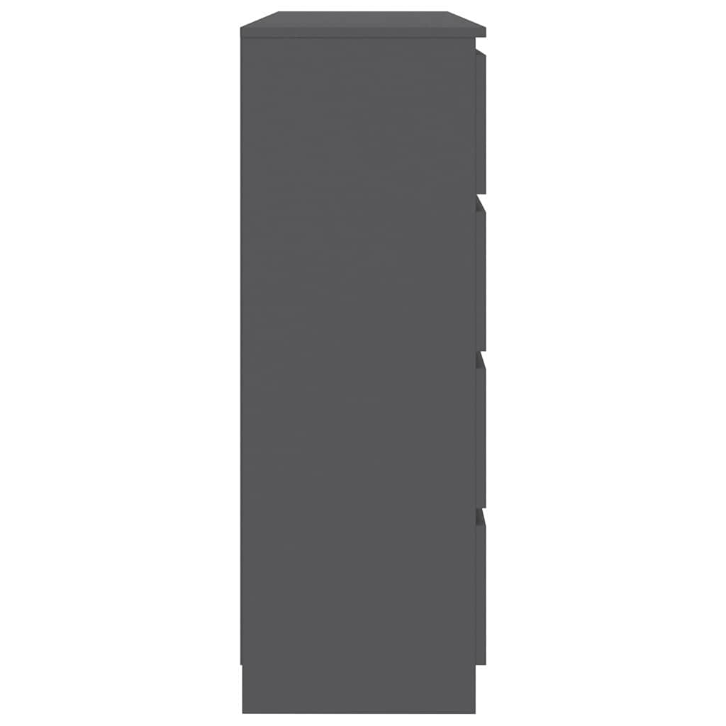Sideboard Grey 140x35x99 cm Engineered Wood