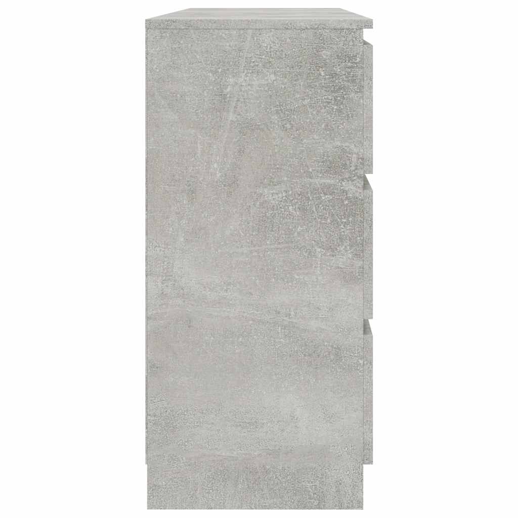 Sideboard Concrete Grey 120x35x76 cm Engineered Wood