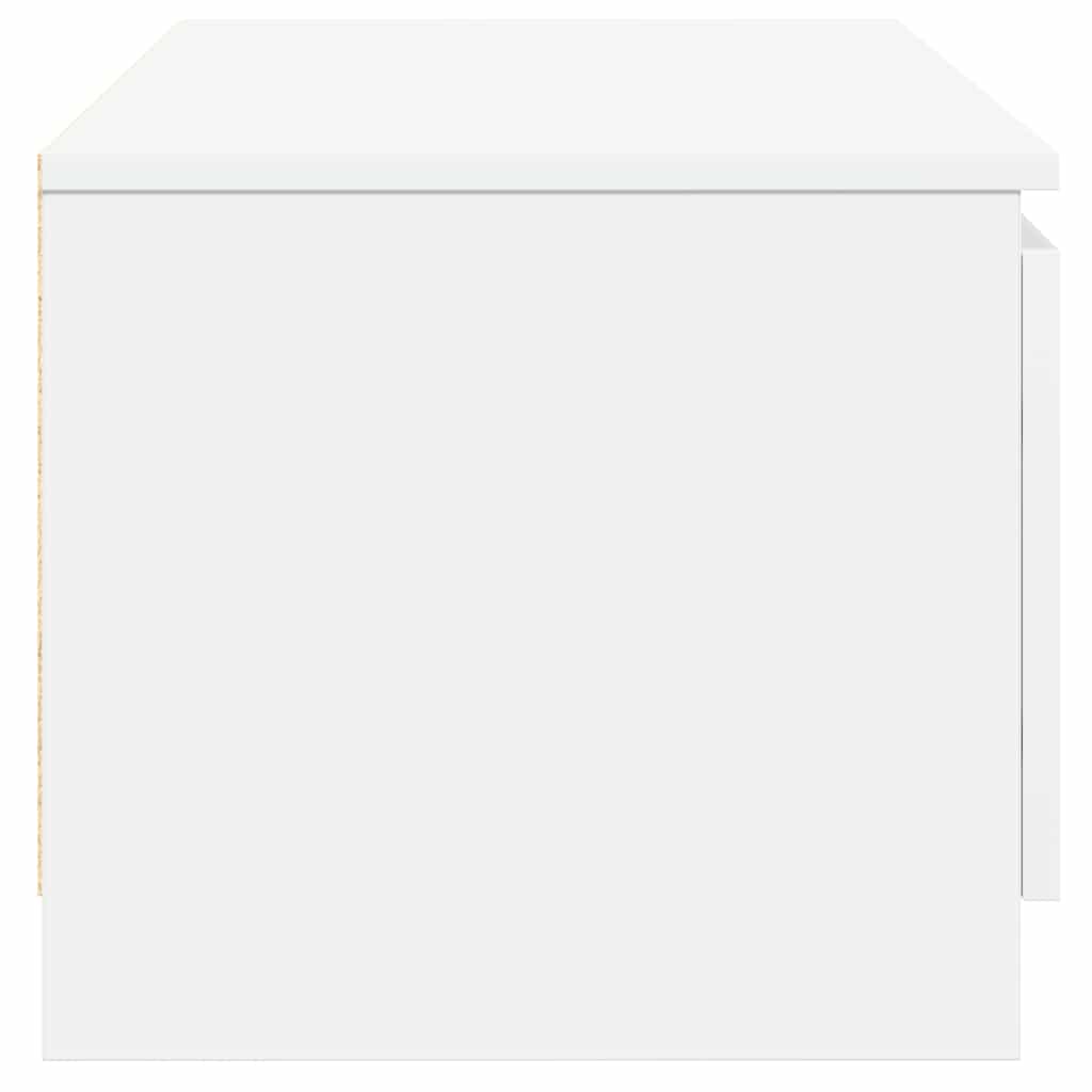 TV Cabinet White 140x40x35.5 cm Engineered Wood