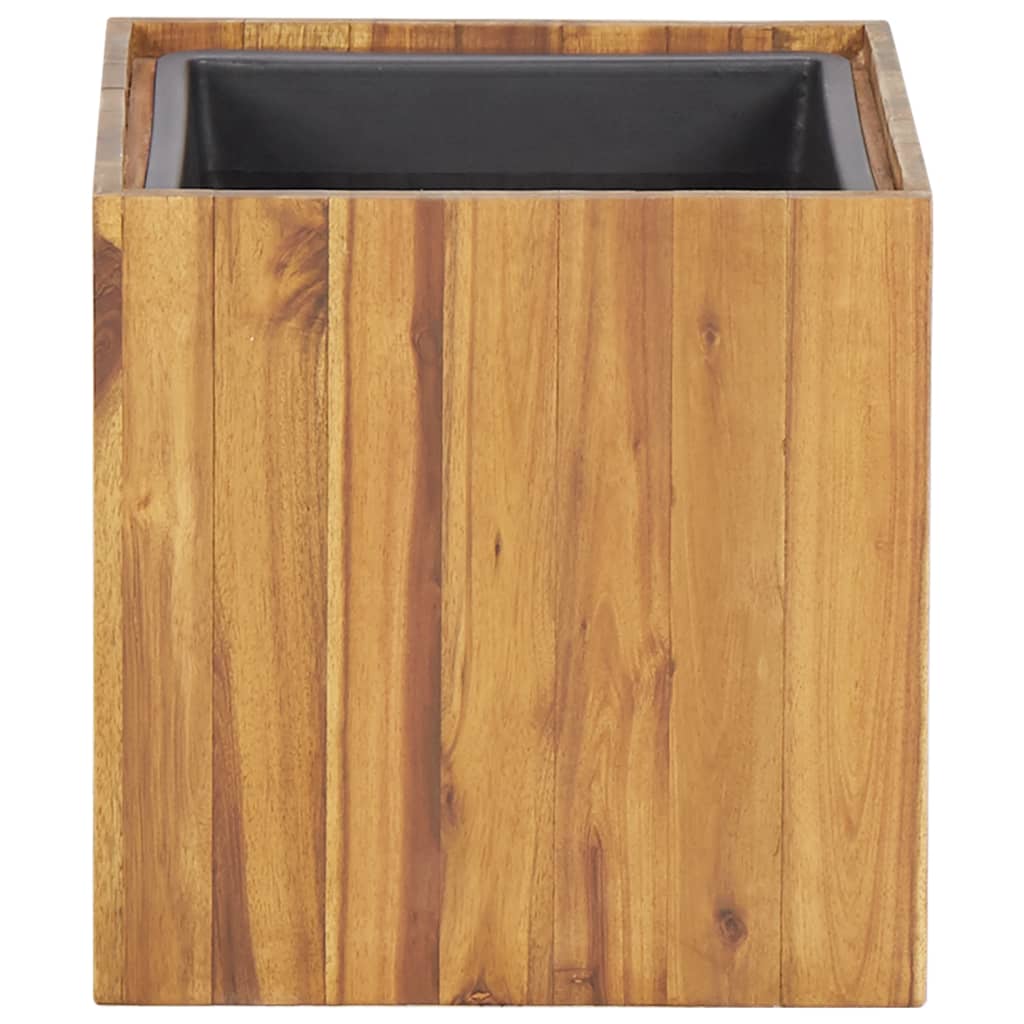 Garden Raised Bed Pot 33.5x33.5x33.5 cm Solid Acacia Wood