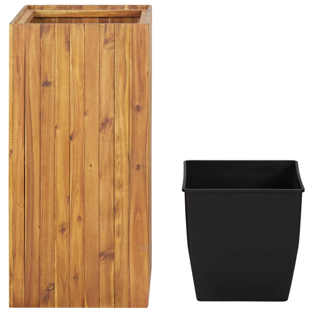Garden Raised Bed 43.5x43.5x90 cm Solid Acacia Wood