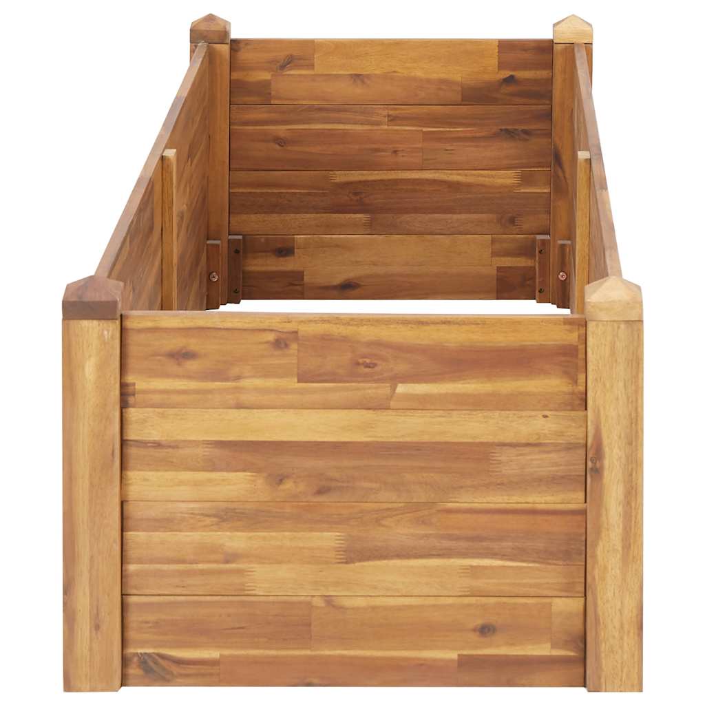 Garden Raised Bed 160x60x44 cm Solid Acacia Wood