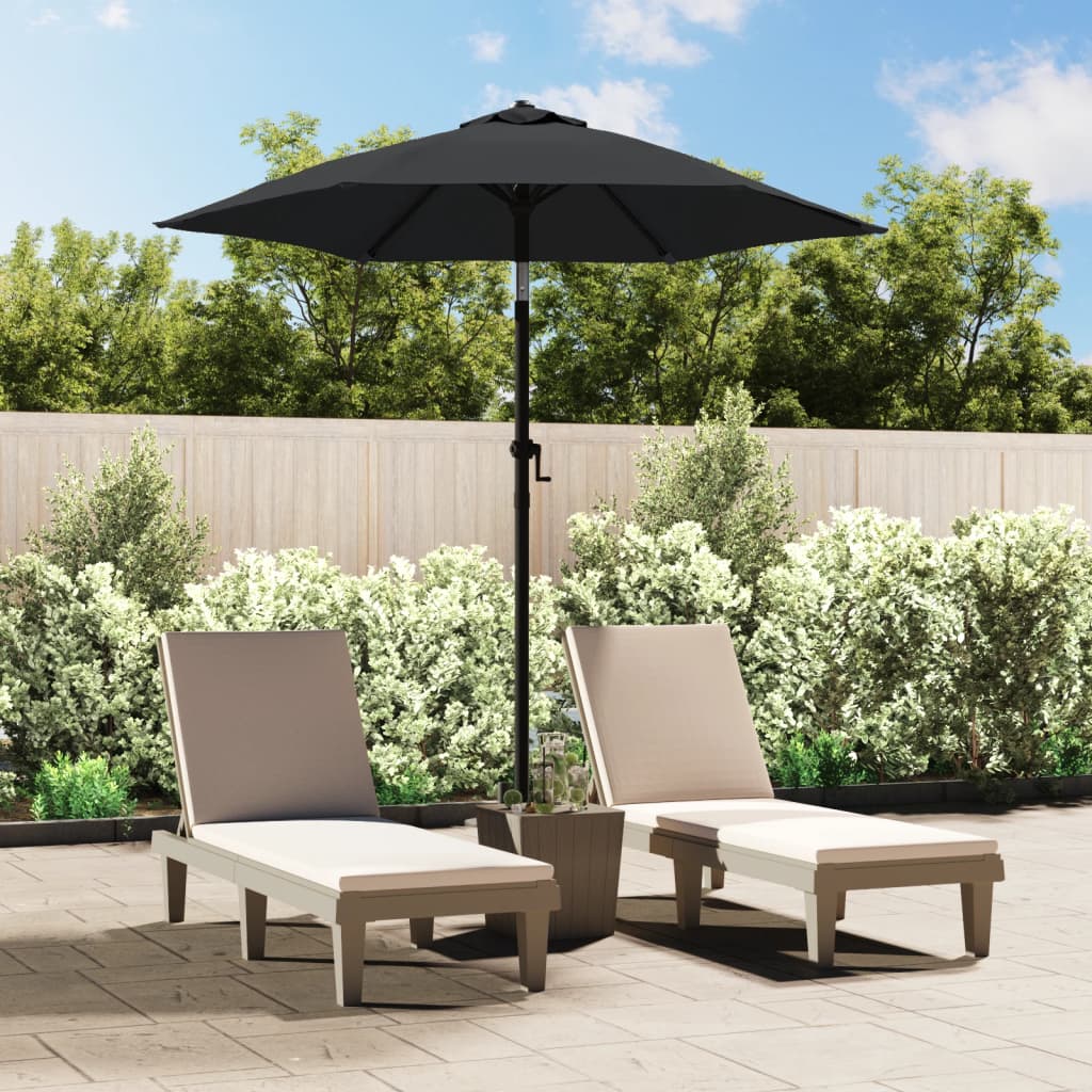 Garden Parasol Anthracite 200x224 cm Aluminium