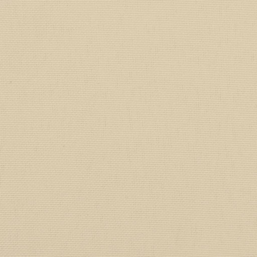 Garden Lowback Chair Cushions 4 pcs Beige 100x50x3 cm Oxford Fabric