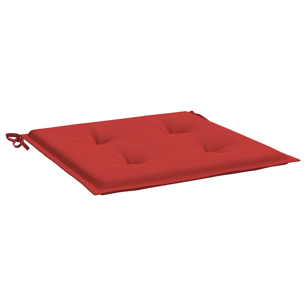 Garden Chair Cushions 2 pcs Red 50x50x3 cm Oxford Fabric