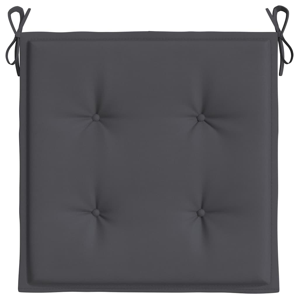 Garden Chair Cushions 2 pcs Anthracite 50x50x3 cm Oxford Fabric