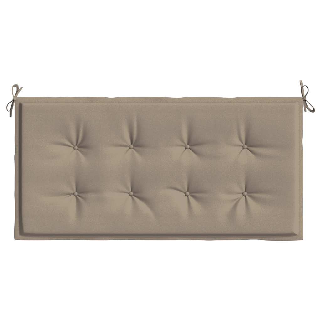 Garden Bench Cushion Taupe 120x50x4 cm Oxford Fabric