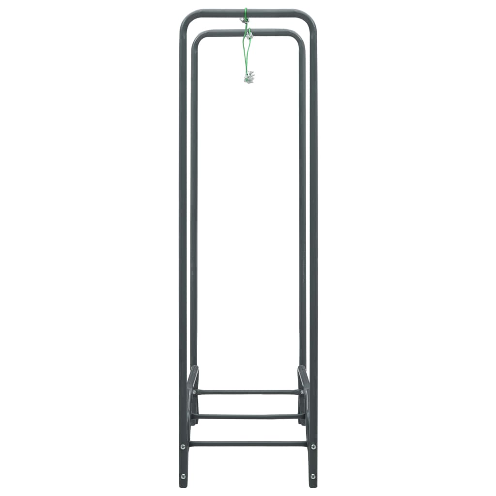 Firewood Rack Anthracite 120x35x120 cm Steel