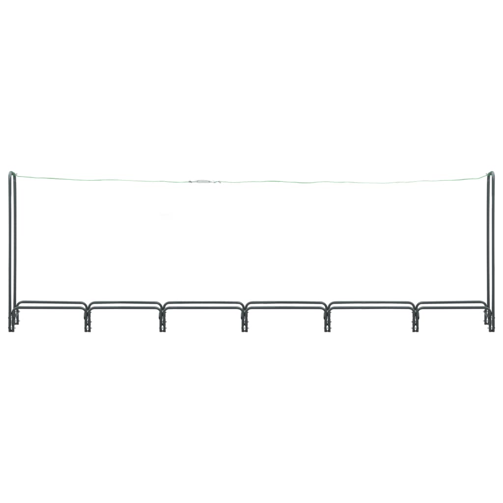 Firewood Rack Anthracite 360x35x120 cm Steel